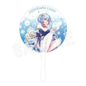 【旅人事務所】日本 東京 Sunshine 水族館 限定 記念 Hololive 雪花菈米 雪花ラミィ PP 塑膠 扇子