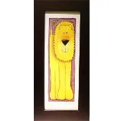 【開運陶源】複製畫 - 獅子(可愛動物系列 小幅)