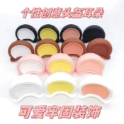 【桃園出貨】頭盔裝飾品熊耳朵可愛摩托車裝飾改裝配件貓耳朵隨意貼電動車車貼