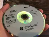 懷舊記念品二手記念品無序號 windows7 專業版 Win7-64位元(中文版) A72