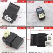 6 針交流/直流點火 CDI 盒單元,適用於 ATV Quad Taotao CG200 CG250 CG GY6 發動