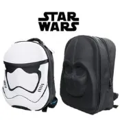 [現貨]星際大戰雙肩包 3D立體造型Star Wars 帝國風暴兵 黑武士 背包書包潮流電腦嘻哈學生創意休閒個性獨特