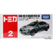02 全新未拆封 Tomica 多美小汽車 2 No. 002 速霸陸 SUBARU WRX S4 警車