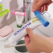 吸盤可掛式 捲壓 擠牙膏器 牙膏手動擠壓器