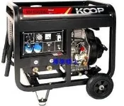 標準情人高品質高效能柴油機種電動啟動KDF6500WE電焊發電機TOPONE柴油引擎電焊機