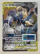 【龍仔小舖】寶可夢 PTCG 中文版 雙倍爆擊 AS5b 111/186 RR 路卡利歐&美錄梅塔GX (亮面)