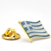 Greece希臘金屬別針 胸針 胸章 徽章 證章 紀念徽章 國慶 辨識 造