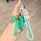 健身鑰匙扣，精緻運動鑰匙圈，包掛飾，男女通用揹包配件，ins風搖搖杯小禮物。