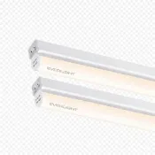 【Everlight 億光】億光 LED 18W 4尺 支架燈 黃光 自然光 白光 層板燈 全電壓(一組6入)