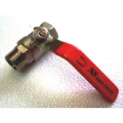阿球=1/2“銅內外牙球塞凡而 不鏽鋼把手凡而 4分球塞閥 銅閘閥 銅球閥門 內外牙凡而 內外牙開關 內外牙球閥