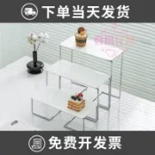 🔥   臺灣出貨 🔥   輕奢陶瓷三層點心架子甜品臺蛋糕展示托盤生日冷餐茶歇擺臺自助餐【春風花藝花房】