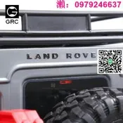 GRC仿真LAND ROVER路虎金屬車標車貼 TRX4 D90 D110 DEFENDER貼標