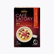【札幌藥妝】味之素 AGF Blendy CAFE LATORY 濃厚焦糖瑪奇朵 7包