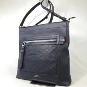 全新品 BALLY 日本境內限定款 海軍藍 男用 女用 中性  側背包 斜背包 郵差包 側背包