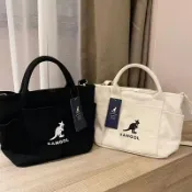 【韓版袋鼠手提餃子包】kangol 包 袋鼠包包 餃子包 時尚潮流女士斜挎包 斜跨包 側背包 學生情侶帆布包 帆布袋 斜