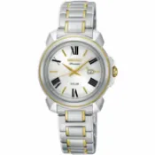 大高雄鐘錶城 seiko SK037 精工錶 V137-0CT0G(SUT346J1) 正裝系列太陽能羅馬計時腕表 金 32mm｜樂天領券現折★全館特惠中★指定刷卡回饋10%