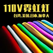 滿天星百貨 【110V防水】LED霓虹燈條 柔性燈帶 戶外招牌 彩色冷光 可變色 裝飾燈 材質柔軟 易安裝