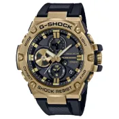 大高雄鐘錶城 CASIO卡西歐G-SHOCK GST-B100GB-1A9 金屬結構太陽能53.8mmK800，用完即止｜樂天領券現折★全館特惠中★指定刷卡回饋10%