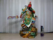 武聖 關公 -3 帶刀 武財神 關聖帝君 招財 進寶 神明 佛像 財神 道教財位 聚寶盆 聚寶甕 風水