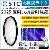 數位小兔【STC 反射式抗雷射濾鏡 58mm 67mm 82mm】雷射光 保護鏡 抗激光 防舞台燈 聲光 演唱會 尾牙 