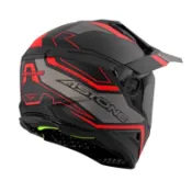 ASTONE MX800 BF9 消光黑紅 越野式 安全帽 快拆式帽舌 內墨鏡 全罩式 安全帽《淘帽屋》