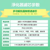 (店+)小米空氣淨化器濾芯 副廠 適用1/2/3/2S/Pro 標準版 淨化器濾芯 多適配 除甲抗菌 高效淨化