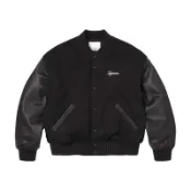 Supreme Cross Varsity Jacket 十字架 棒球外套 黑色 SS26J20-BK [台灣現貨]