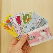 💖 熱賣  💖300張修正貼改正紙 卡通迪士尼米奇公主小學生用塗改正貼學生專用塗改帶修正帶塗改正紙學生文具