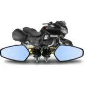 《YA重機》通用型 手把鏡 BWS MSX 牛角鏡 端子式 後照鏡 改裝 機車 重機 檔車