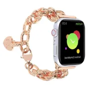 22MM 高級感 玫瑰金 愛心錶帶 金屬 適用 Redmi Watch 5 Active Lite 紅米手錶