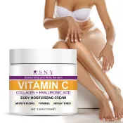 RSNY White Can 維生素 C 霜 150g - 維生素 C 提亮關節,變黑透明質酸 72H,水光肌肉健身,汗