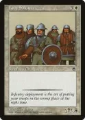 魔法部屋MTG單售Portal入門 一版 Foot Soldiers 步行軍隊 C卡【英文NM+SP】