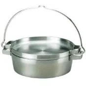 【野外工務店】SOTO 日本 10吋 HALF不鏽鋼荷蘭鍋 ST-910HF