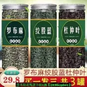 【品質嚴選】【.】罐裝·新疆羅布麻杜仲葉絞股藍組合泡水喝