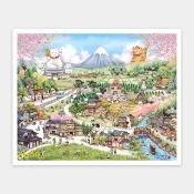 【Pintoo】YUKAN - 招財貓村莊 - 拼圖2000片