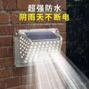千織屋 太陽能庭院燈超亮照明傢用戶外人體感應燈天黑自動亮防水壁燈路燈太陽能感應燈 太陽能燈 庭園燈 草坪燈