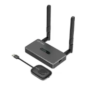 (店+)易控王 USB螢幕無線傳輸器 投屏器 投影器 50M遠距離傳輸 HDMI+VGA 1080P 5G (40-185)