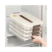 (店+)成成精選餃子盒多層冰箱食物收納盒冷凍混沌盒家用餃子托盤保鮮盒子