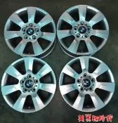 【美麗輪胎館 中古物流區】BMW車系專用 編號BM31 16吋 5X120 7J ET47中心孔72.6 銀 極新