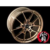 【五股泓越經銷】全新 泓越 MAXX 鋁圈 19吋 旋鍛 M25 古銅金髮絲面 類RAYS G025