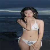 艾米戀多巴胺新款泳衣可愛少女蘿莉辣妹比基尼性感內衣帶胸墊綁帶套裝女