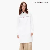 【Tommy Hilfiger】連帽運動連身裙_裸色
