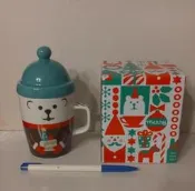 全新 日本Decole concombre 加藤真治聖誕快樂之聖誕雪人杯