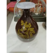 早期 收藏 台灣菸酒公賣局 玉山 雙鹿五加皮酒 空瓶 空瓷瓶 0.6公升 空酒瓶 收藏擺飾花器老酒瓶 1150416
