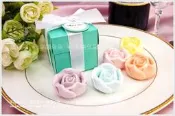 ＊幸福朵朵＊╯歐美同步流行-Tiffany經典藍玫瑰皂禮盒-送客伴手禮/二次進場/婚禮小物