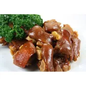 【年菜食材】膠原豬腳丁 / 約1000g ~ 熟食用蒸的,微波,隔水加熱都可 ~ 職業婦女最愛的即食美食 ~閏月豬腳禮盒