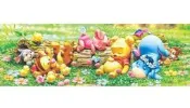 950-583 絕版950片日本正版拼圖 迪士尼 Winnie the Pooh 小熊維尼 小豬 跳跳虎 屹耳