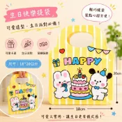 生日快樂提袋 密封袋 夾鏈袋 包裝袋 禮盒袋 零食手提袋