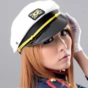 白色海軍帽 角色扮演服COSPLAY服裝加分單品 女生水手服帽子 K002