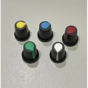 ►2296-2300◄(5個)電位器旋鈕 桃心鈕開關帽 內徑6mm外徑15*17mm適用軸徑6mm電位器